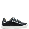 Porte Black and White Velcro Sneaker-Tassel Children Shoes
