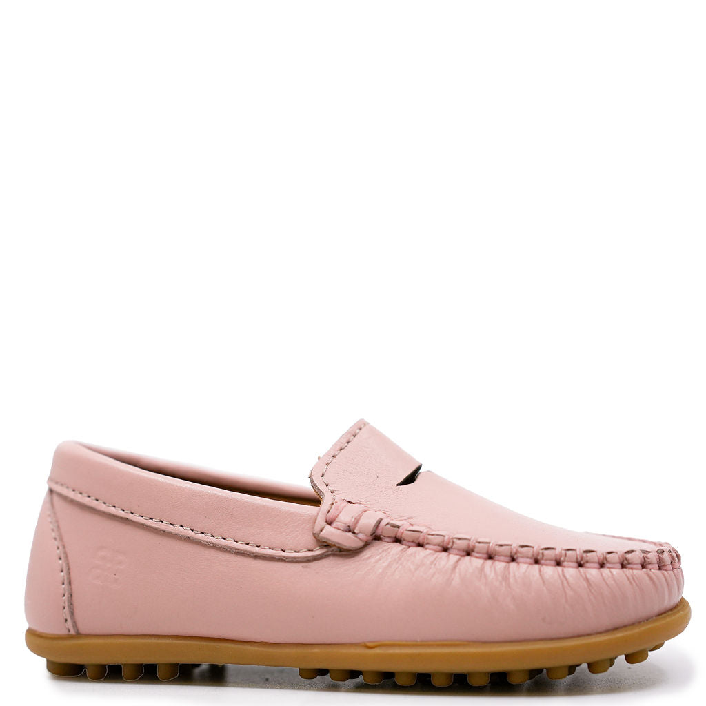 Porte Soft Pink Punchout Loafer-Tassel Children Shoes