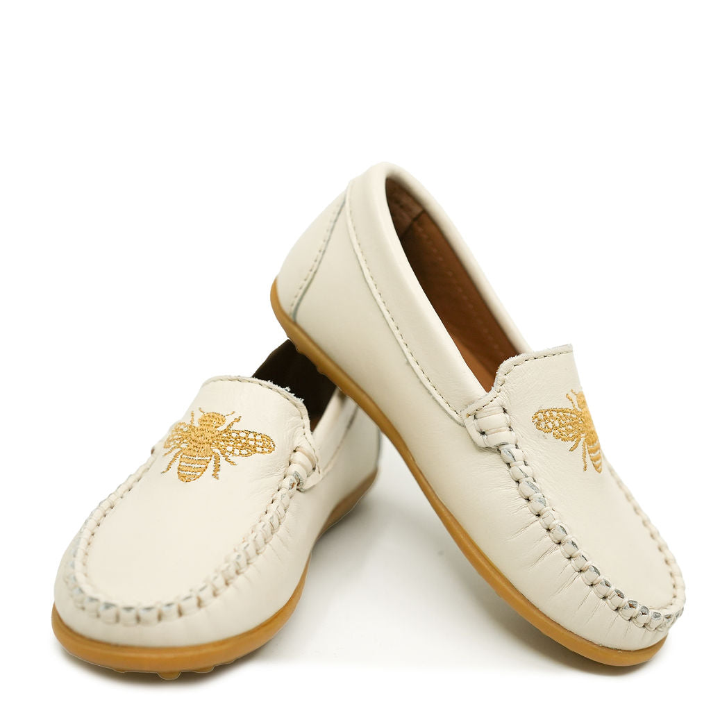 Porte Off White Bee Loafer-Tassel Children Shoes