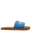 Chloe Denim Blue Mini Me Slide-Tassel Children Shoes