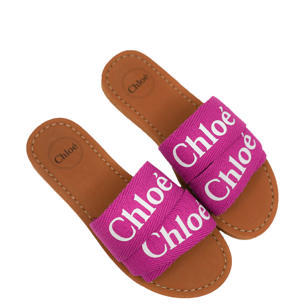 Chloe Peony Mini Me Slide-Tassel Children Shoes