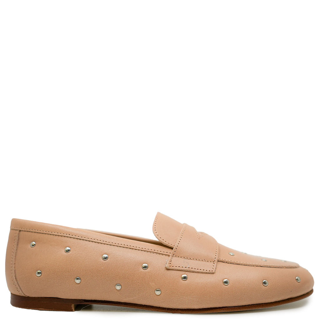 Spain+Co Toffee Studded Penny Shoe-Tassel Children Shoes