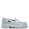 Atlanta Mocassin Silver Sunflower Chunky Penny Loafer-Tassel Children Shoes