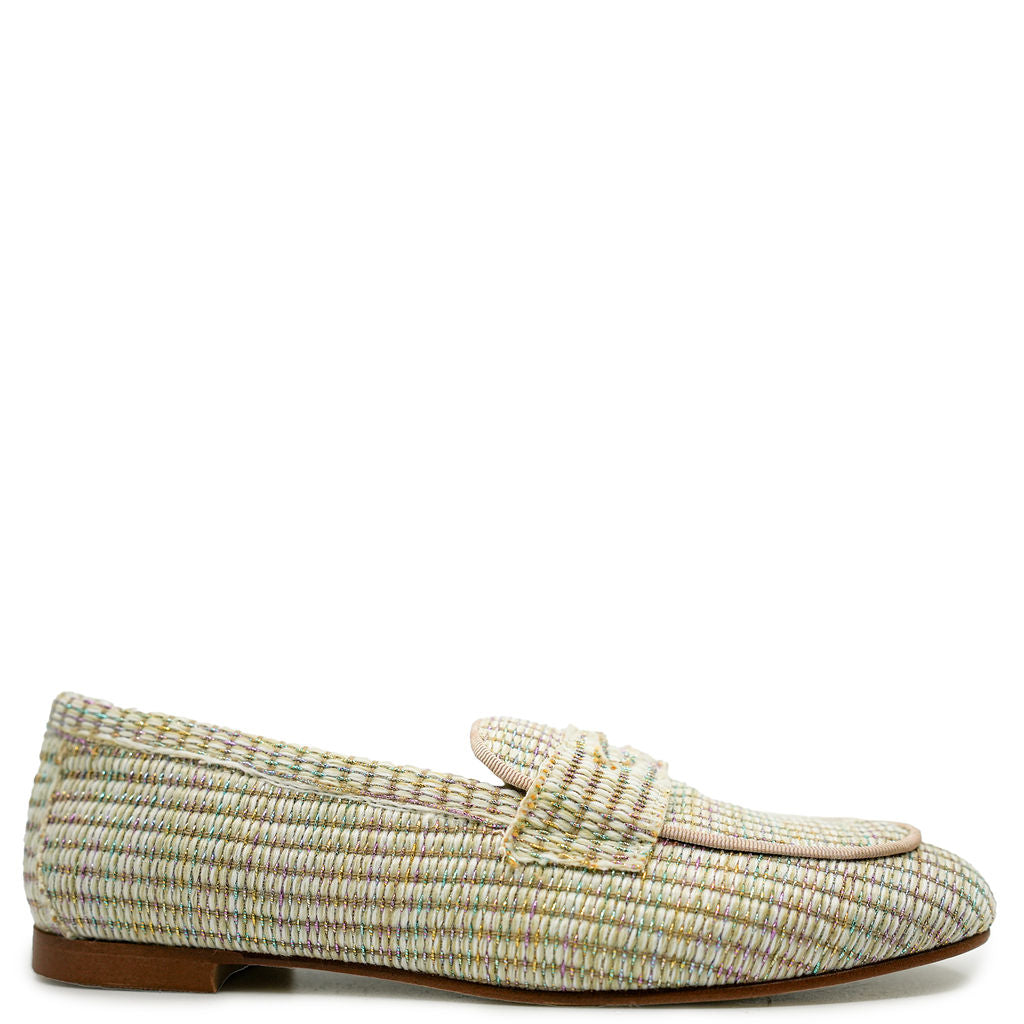 Spain+Co Multi Weave Penny Loafer-Tassel Children Shoes