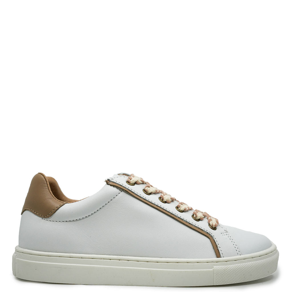 Porte White and Stone Zipper Sneaker-Tassel Children Shoes