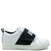 Hugo Boss Navy and White Velcro Sneaker-Tassel Children Shoes