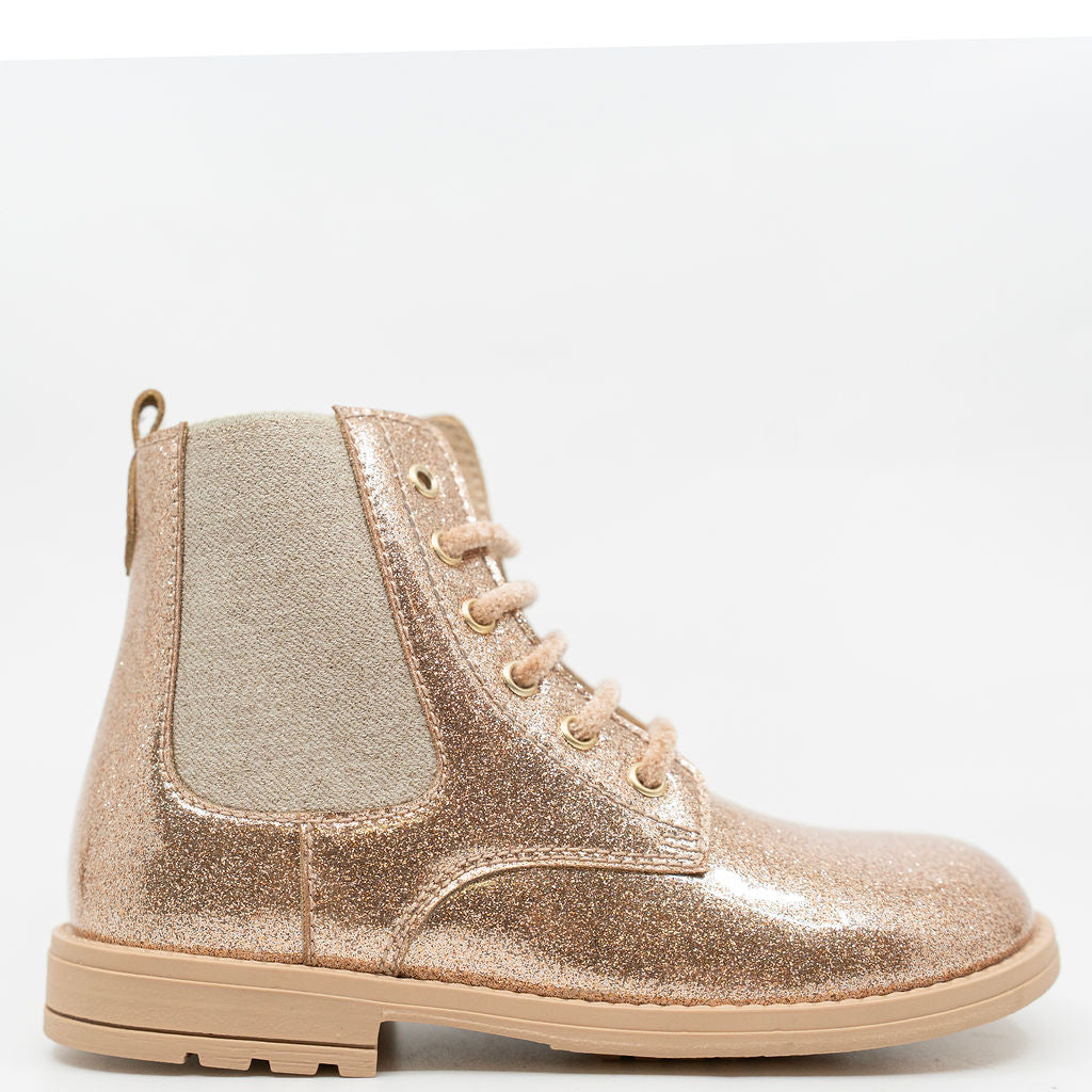 Beberlis Copper Shimmer Baby Boot-Tassel Children Shoes