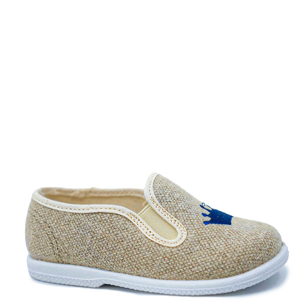Pepe Sand Crown Slip On Shoe-Tassel Children Shoes