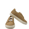 Manuela Taupe Textured Elastic Sneaker-Tassel Children Shoes