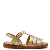 Manuela Iridescent Gladiator Sandal-Tassel Children Shoes