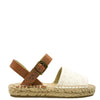 Bonpoint Off White Fava Espadrille Sandal-Tassel Children Shoes