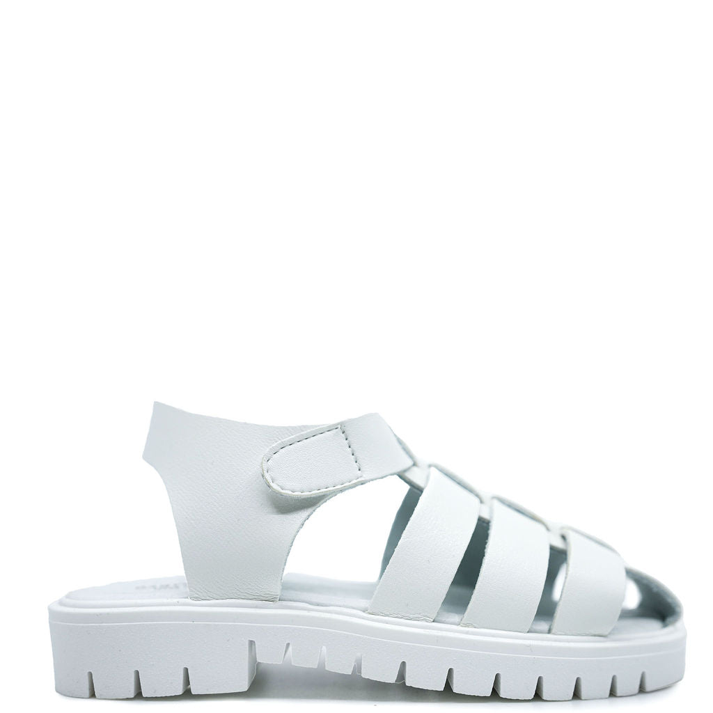 Babywalker White Gladiator Baby Sandal-Tassel Children Shoes