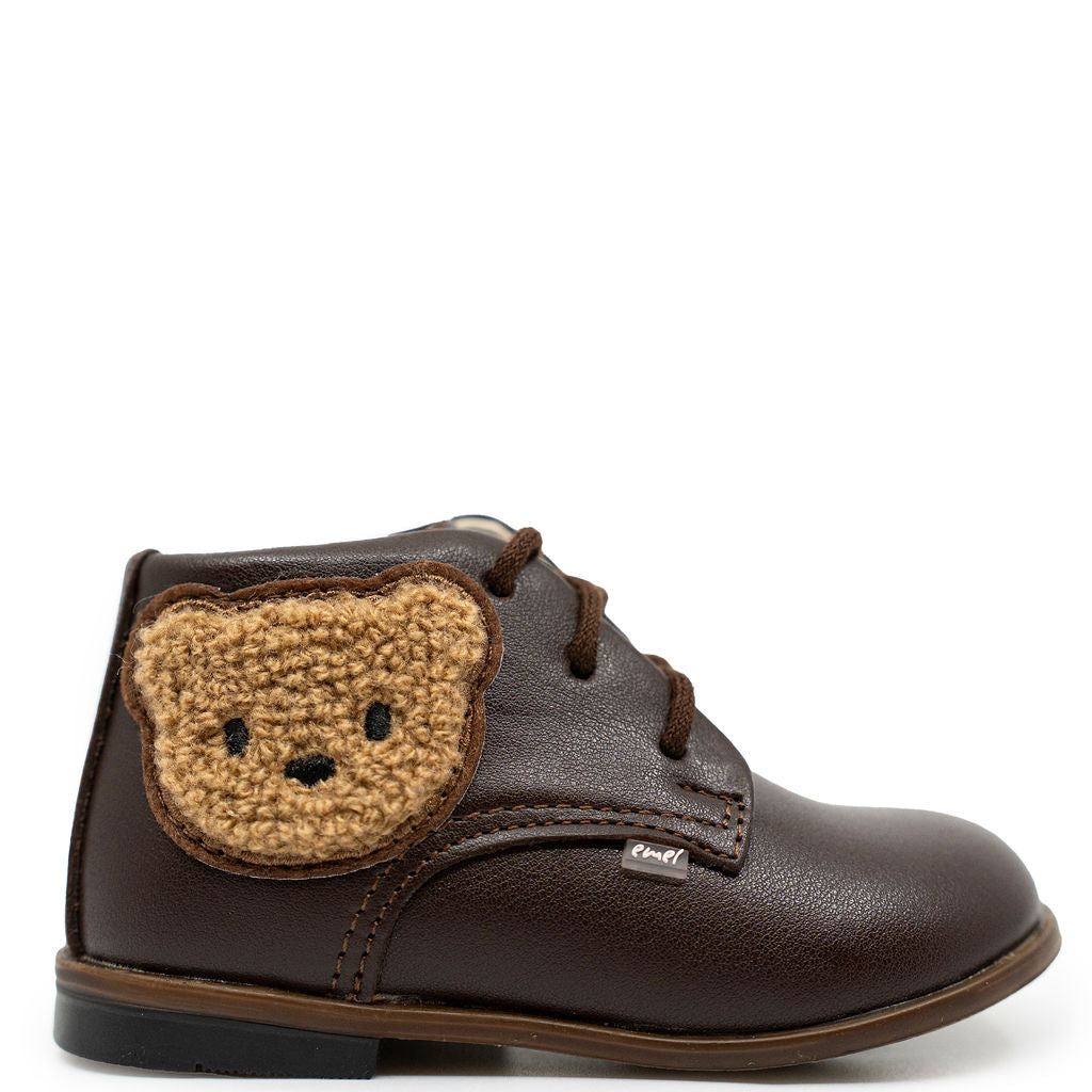 Emel Brown Bear Baby Bootie-Tassel Children Shoes