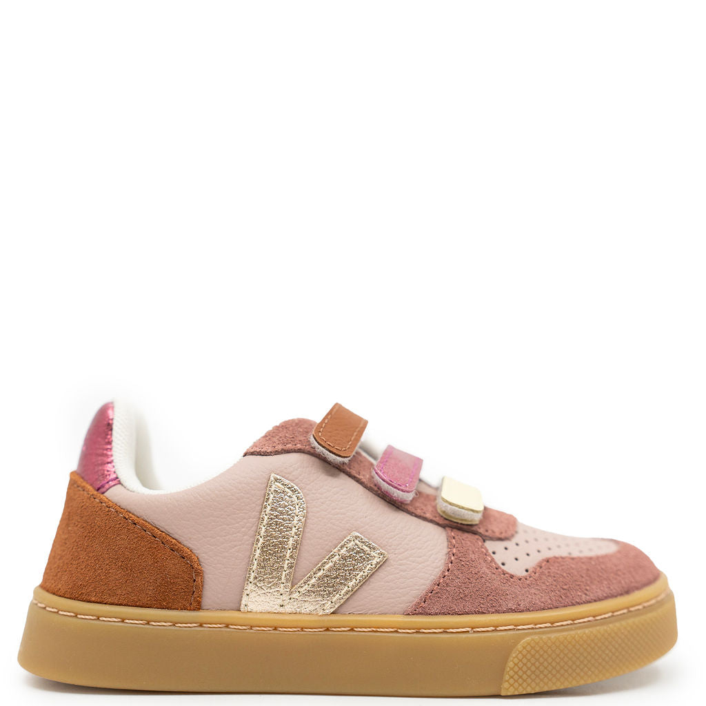 Veja Babe Platine Velcro Sneaker-Tassel Children Shoes