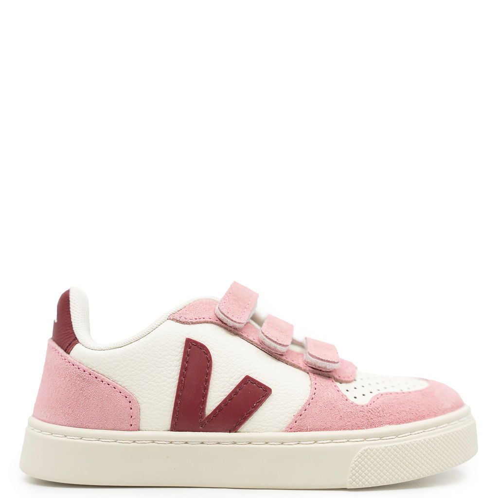 Veja Marsala Mary Velcro Sneaker-Tassel Children Shoes