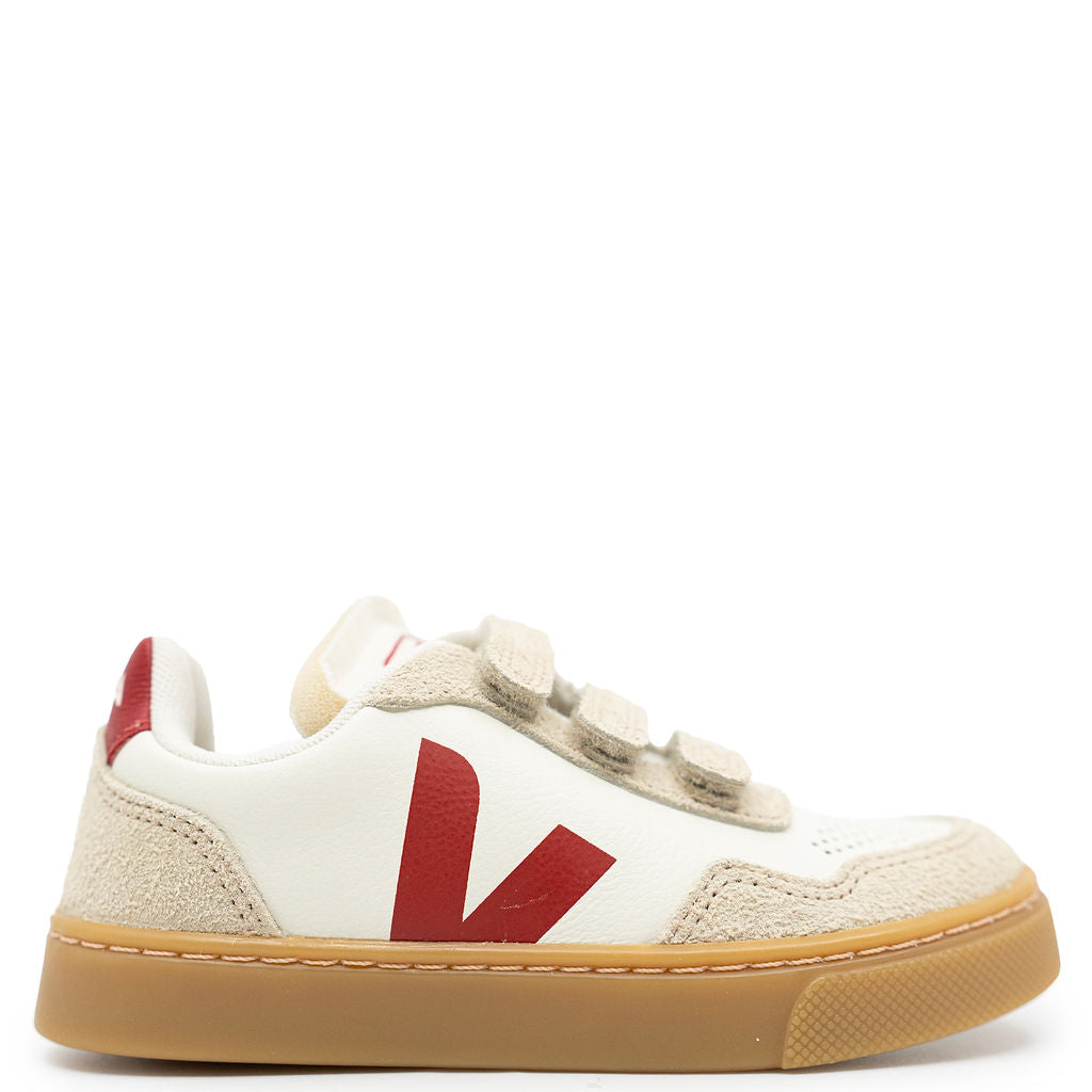 Veja Pepper Almond Velcro Sneaker-Tassel Children Shoes