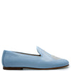 Spain+Co Sky Blue Lock and Key Smoking Loafer-Tassel Children Shoes