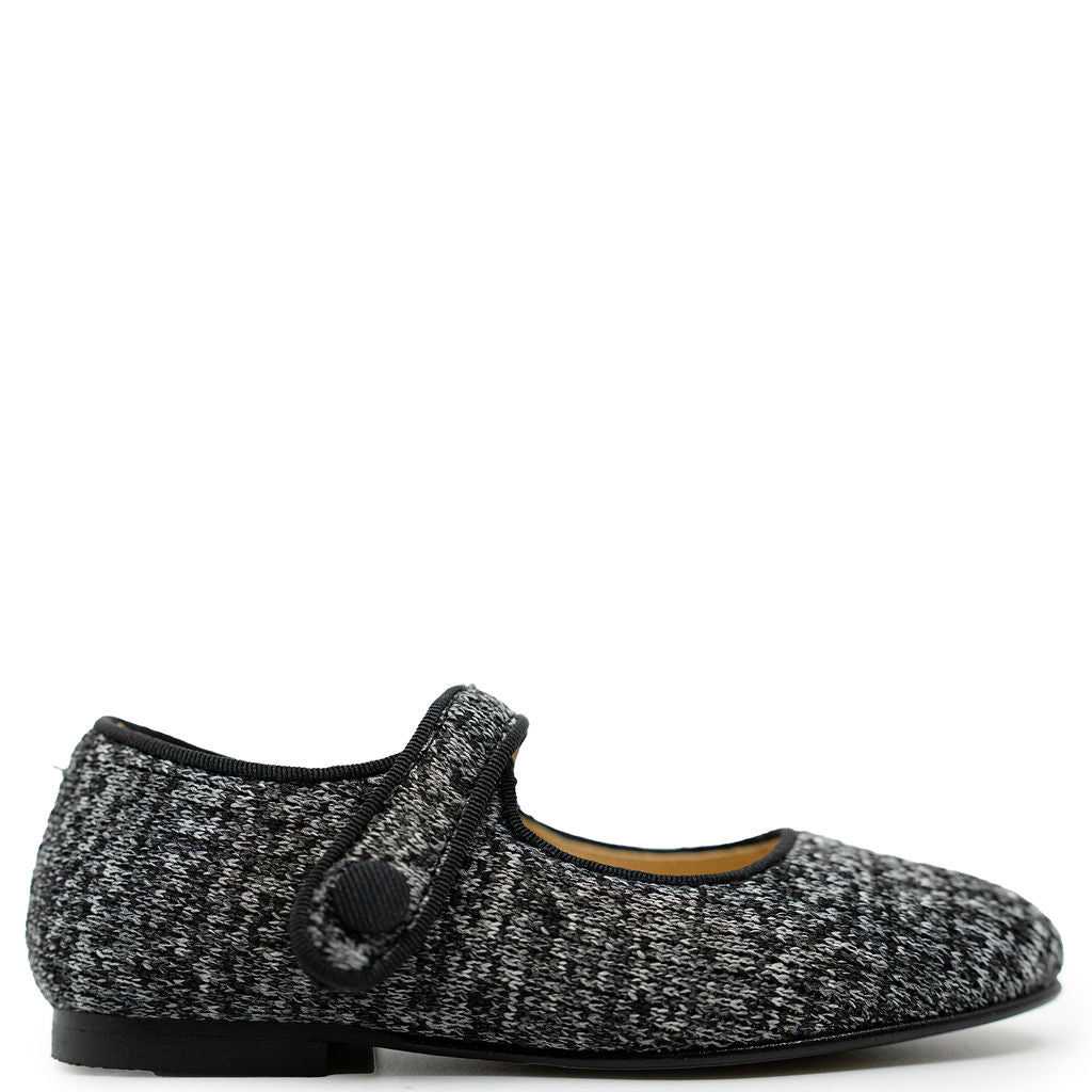 Spain+Co Tweed Sweater Mary Jane-Tassel Children Shoes