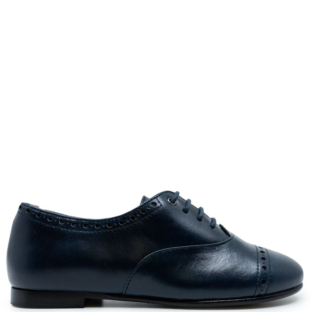 Beberlis Navy Cap Oxford-Tassel Children Shoes
