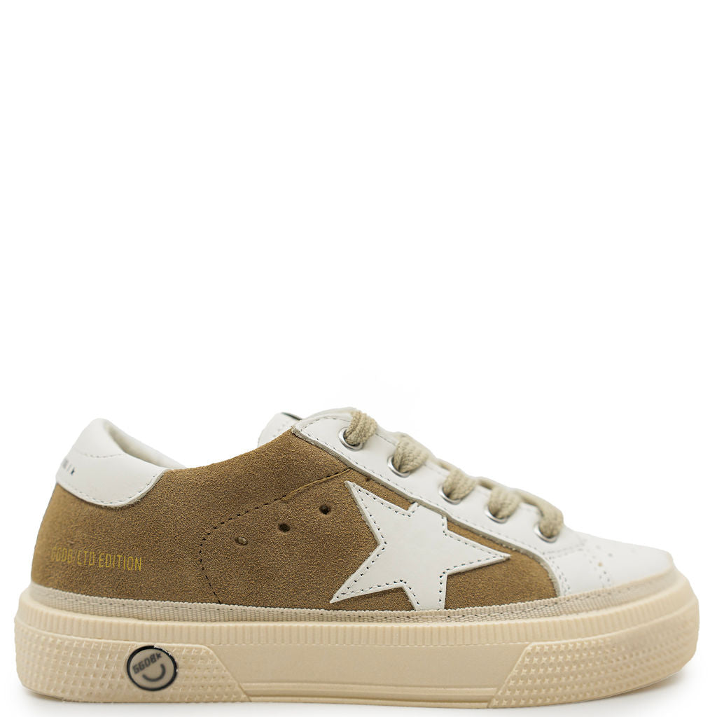 Bonpoint x Golden Goose Beige Verde Sneaker-Tassel Children Shoes