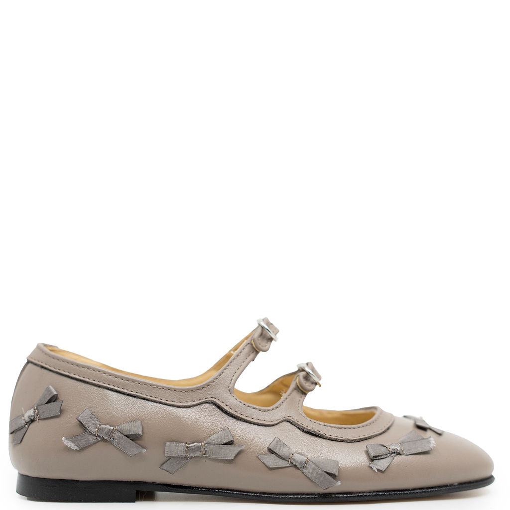 Spain+Co Mushroom Bows Mary Jane-Tassel Children Shoes