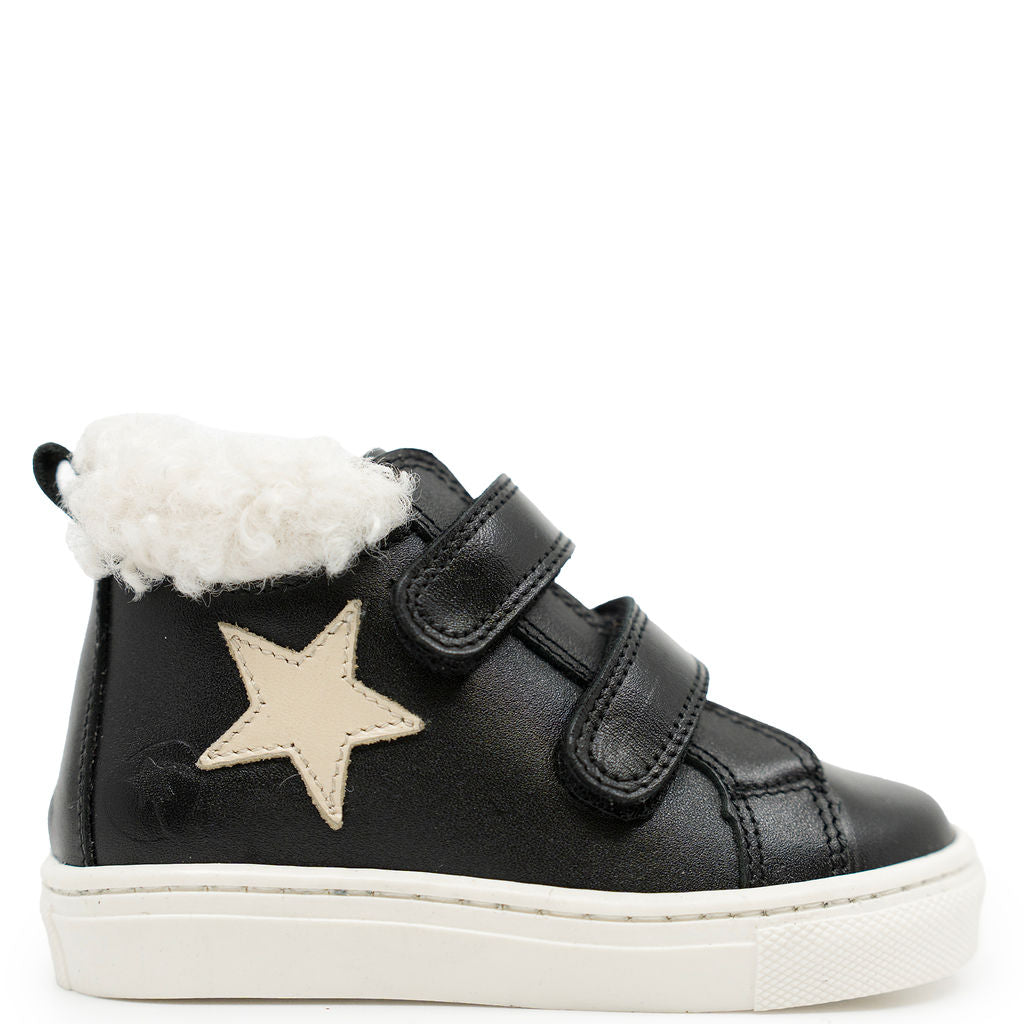LMDI Black Baby Sneaker-Tassel Children Shoes