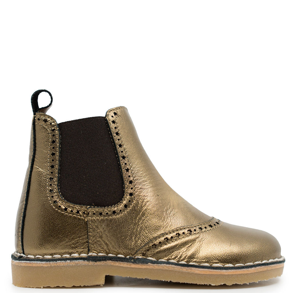 Petit Nord Old Gold Star Bootie-Tassel Children Shoes