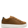 Hugo Boss Brown Leather B Elastic Sneaker-Tassel Children Shoes