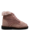 Andanines Rose Fur Baby Bootie-Tassel Children Shoes