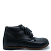 Emel Black Leather Sweater Lace Baby Bootie-Tassel Children Shoes