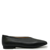 LMDI Black Leather V Flat-Tassel Children Shoes