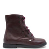 Emel Burgundy Heart Studded Boot-Tassel Children Shoes