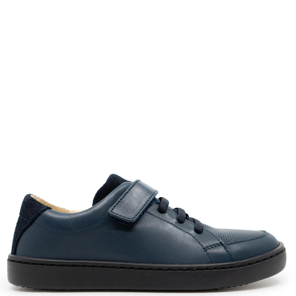 Jacadi Navy Leather Velcro Sneaker-Tassel Children Shoes
