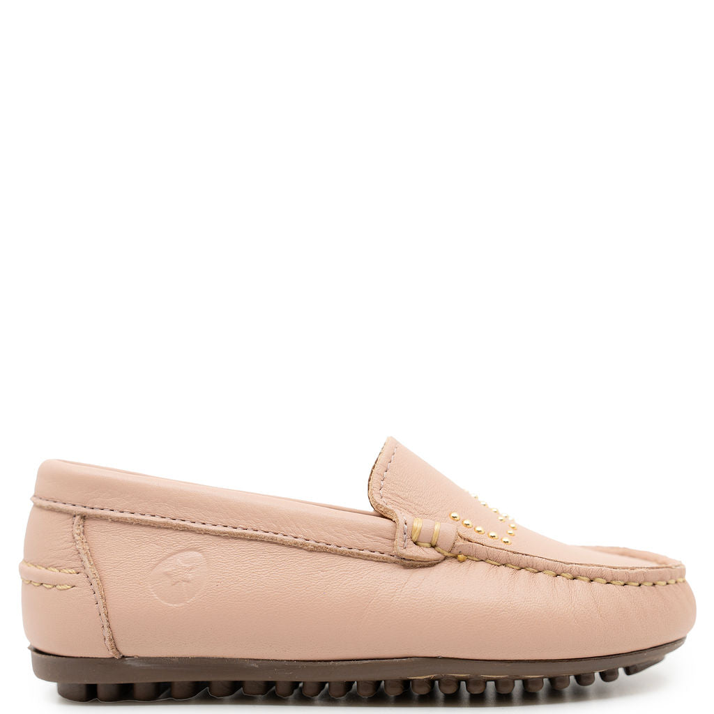 LMDI Pink LOVE Loafer-Tassel Children Shoes