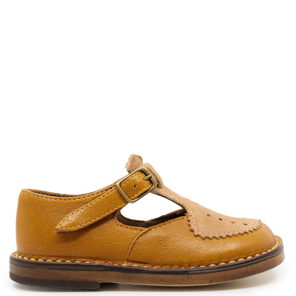 Pepe Vintage Brown Leather Shoe - Tassel Children Shoes