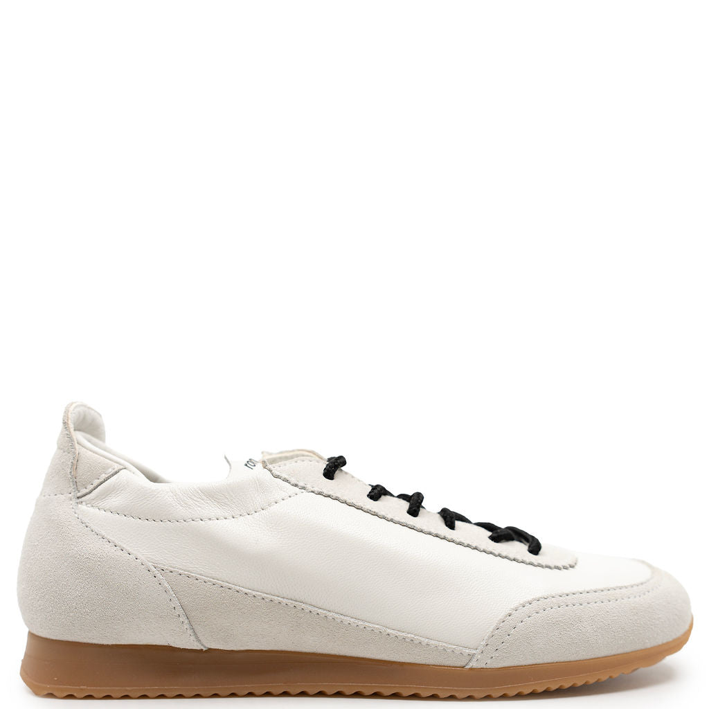 Rondinella White Leather Sneaker-Tassel Children Shoes