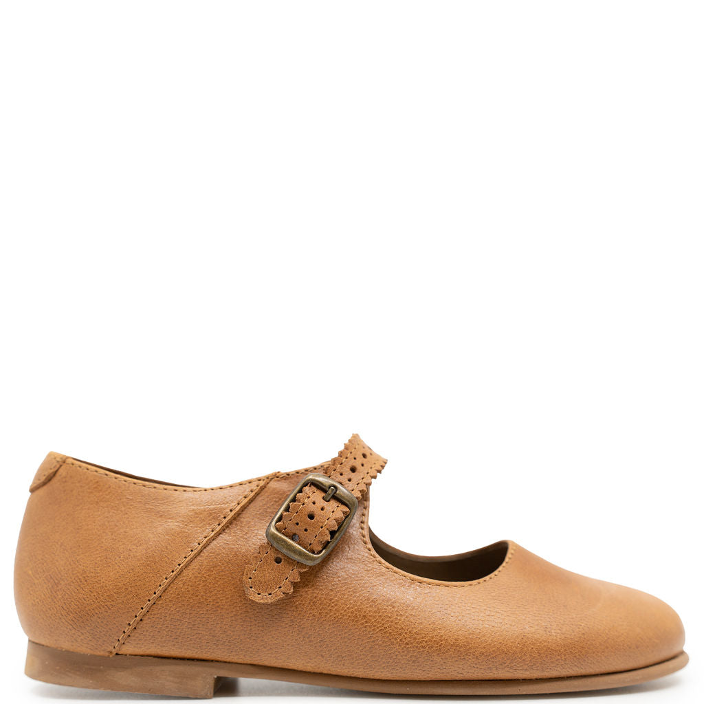 Sonatina Luggage Leather Mary Jane-Tassel Children Shoes