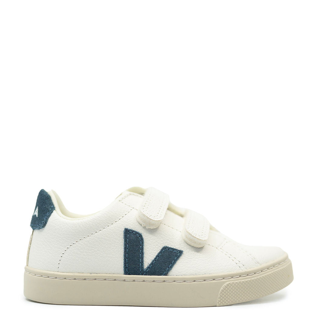 Veja White California Blue Sneaker-Tassel Children Shoes
