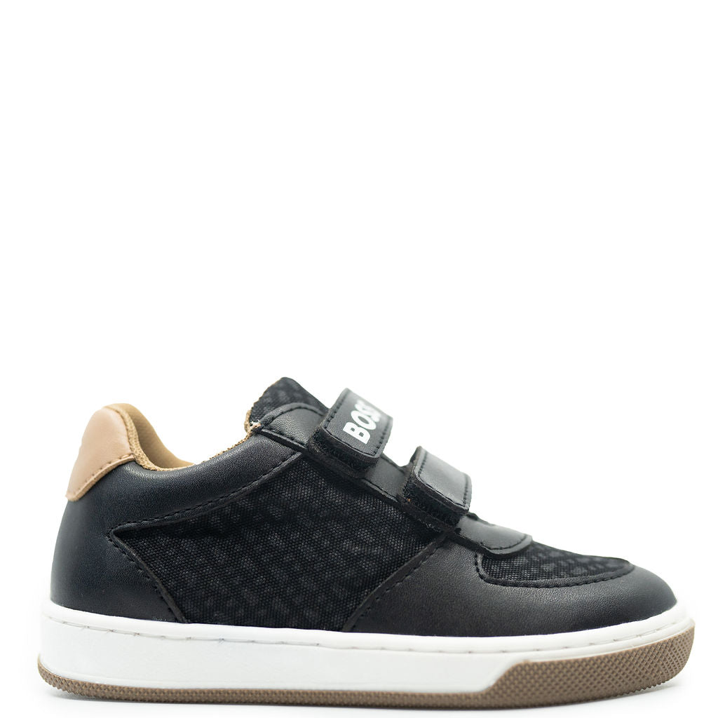 Hugo Boss Black Logo Velcro Baby Sneaker-Tassel Children Shoes