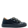 Atlanta Mocassin Navy and Black Velcro Sneaker-Tassel Children Shoes