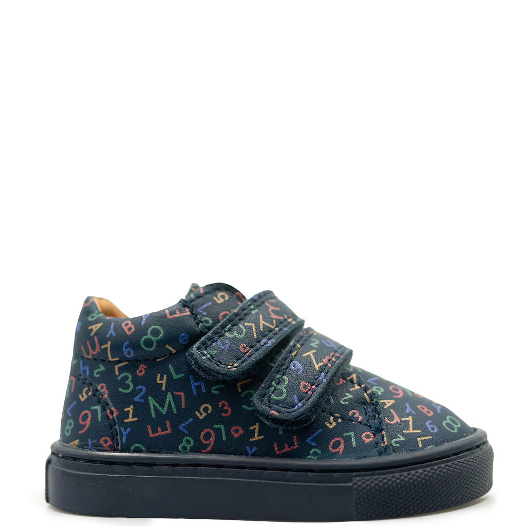 Atlanta Mocassin Navy Letters Baby Sneaker-Tassel Children Shoes