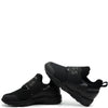 Hugo Boss Solid Black Elastic Sneaker-Tassel Children Shoes