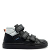 Atlanta Mocassin Black and White Hi Top Sneaker-Tassel Children Shoes