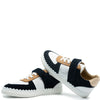 Chloe Navy Scalloped Sneaker-Tassel Children Shoes
