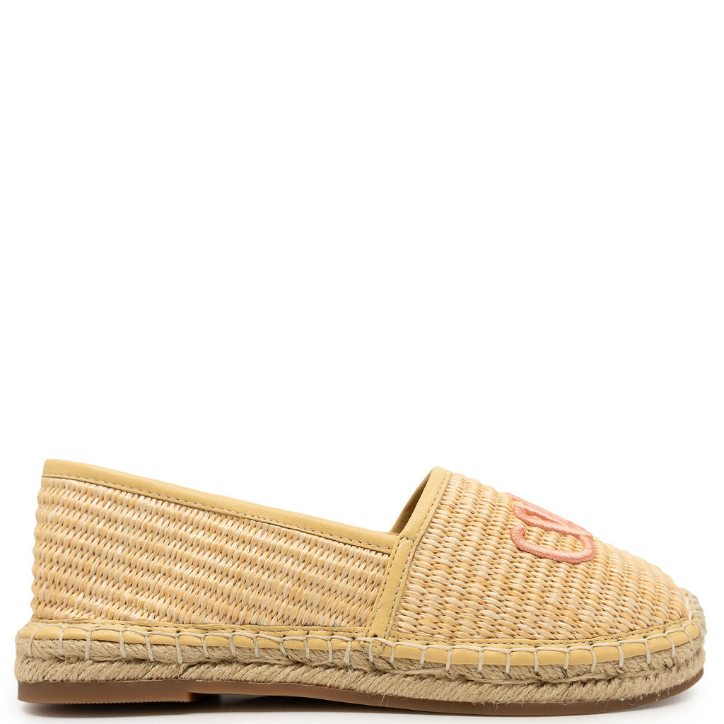 Chloe Apricot Espedrille-Tassel Children Shoes