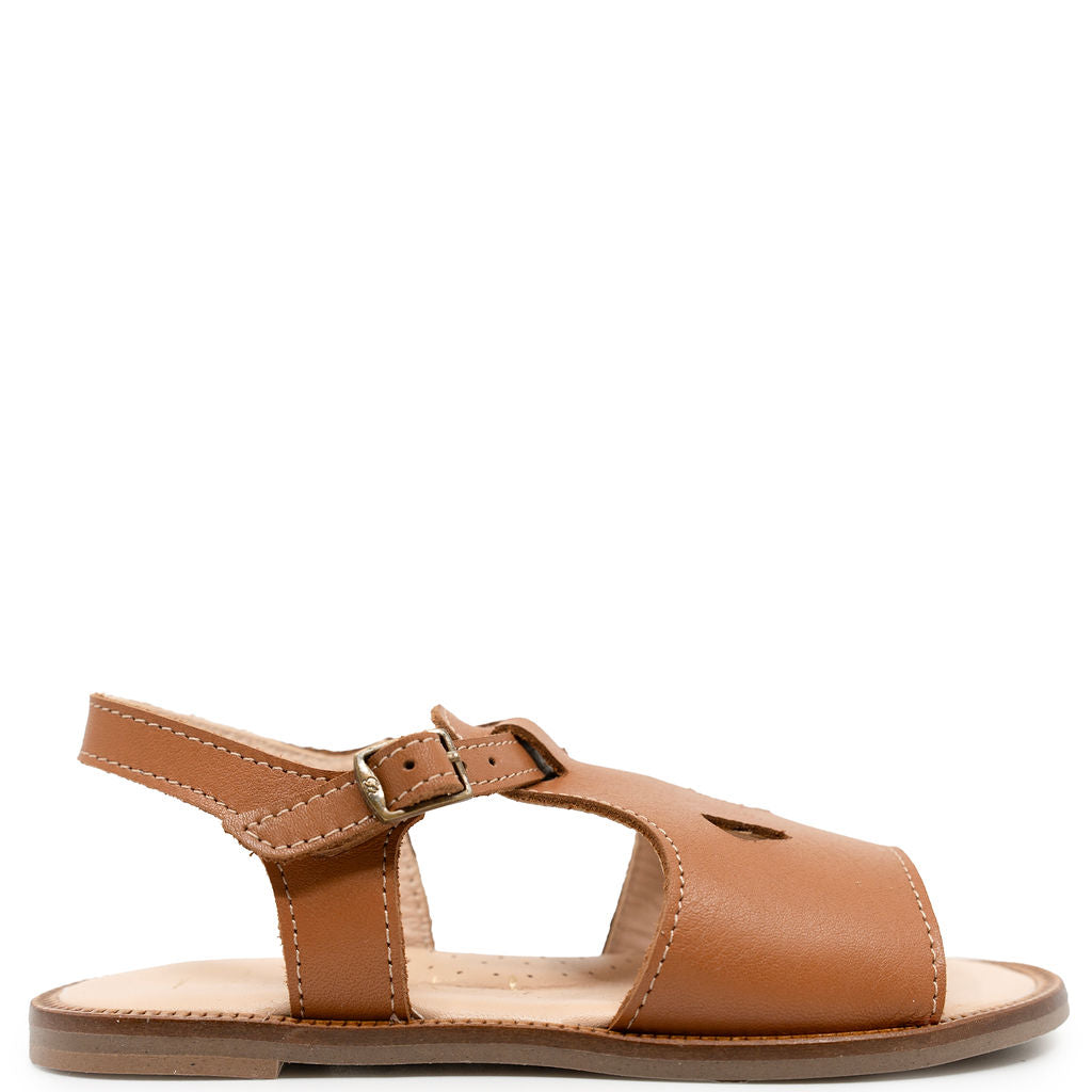 Papanatas Luggage Cutout Sandal-Tassel Children Shoes