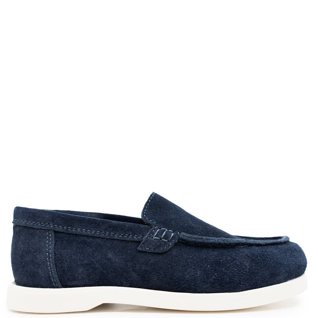 Pepe Navy Suede Loafer-Tassel Children Shoes