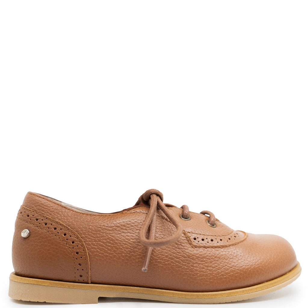 Manuela Luggage Leather Lace Shoe-Tassel Children Shoes