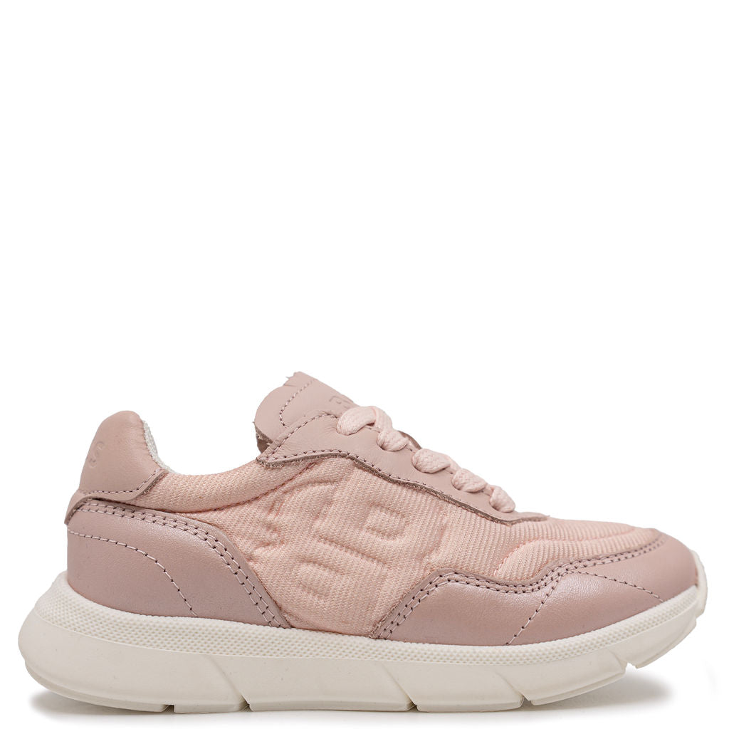 Hugo Boss Pink Sneaker-Tassel Children Shoes