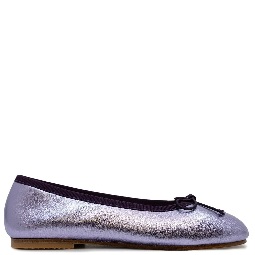 Bonpoint Lilac Cherry Ballerina Flat-Tassel Children Shoes